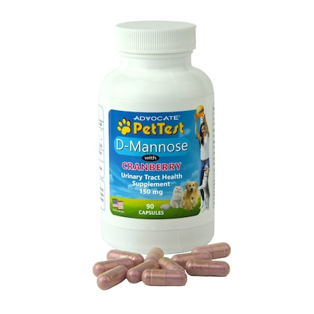 Advocate PetTest D-Mannose Supplement - 90 Capsules PT-150